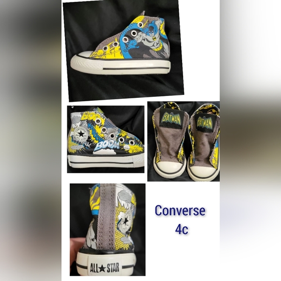 Converse Other - Converse Chuck Taylor,  Batman Shoes, sz 4c